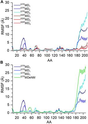 Small GTPase Ran: Depicting the nucleotide-specific conformational landscape of the functionally important C-terminus